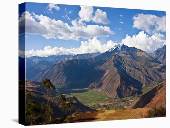 A View of the Sacred Valley and Andes Mountains of Peru, South America-Miva Stock-Premier Image Canvas