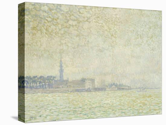 A View of Veere, Misty Morning, 1906-Théo van Rysselberghe-Premier Image Canvas