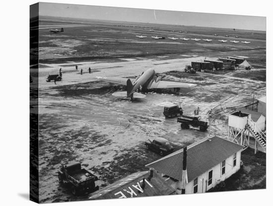 A View Showing Navy Dive Bomber Squadrons at Lake Charles Airport-Dmitri Kessel-Premier Image Canvas