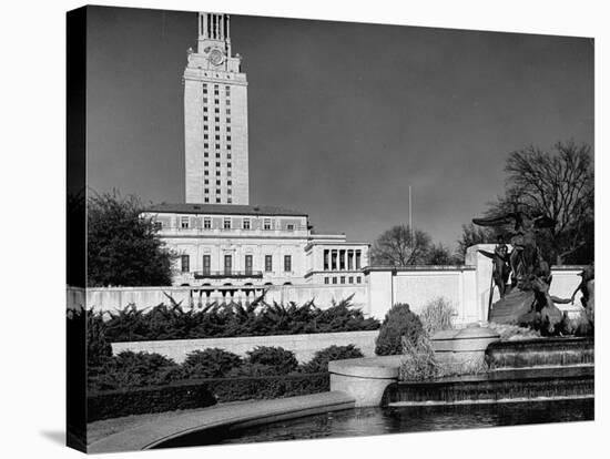A View Showing the Exterior of the Texas University-Carl Mydans-Premier Image Canvas