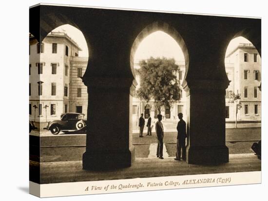 A View Through the Arcading of the Quadrangle at Victoria College, Alexandria, Egypt-null-Premier Image Canvas