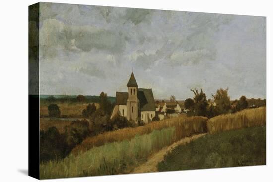 A Village at Harvest Time-Alfred Thompson Bricher-Premier Image Canvas