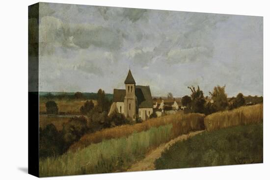 A Village at Harvest Time-Henri-Joseph Harpignies-Premier Image Canvas