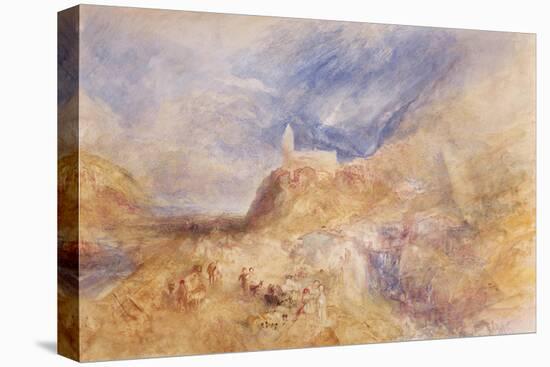 A Village in the Alps, Sion, C.1846-J. M. W. Turner-Premier Image Canvas