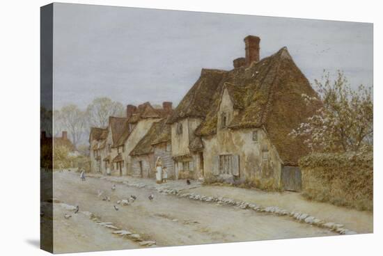 A Village Street, Kent-Helen Allingham-Premier Image Canvas