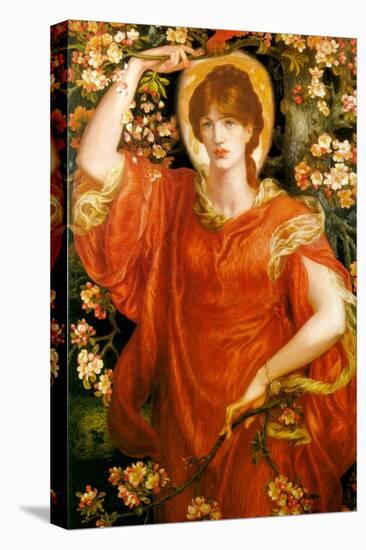 A Vision of Fiametta-Dante Gabriel Rossetti-Stretched Canvas