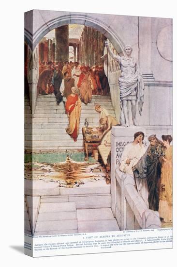 A Visit of Agrippa to Augustus-Sir Lawrence Alma-Tadema-Premier Image Canvas