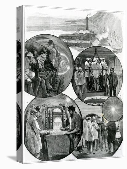 A Visit to the Channel Tunnel from 'The Graphic' 4th March, 1882-null-Premier Image Canvas