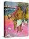 A Walk by the Sea, 1902-Paul Gauguin-Premier Image Canvas