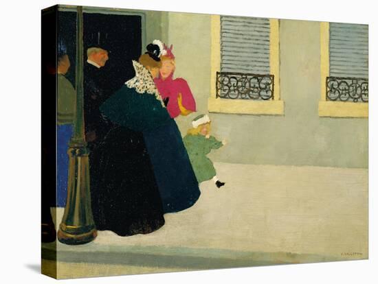 A Walk, C.1895-Félix Vallotton-Premier Image Canvas