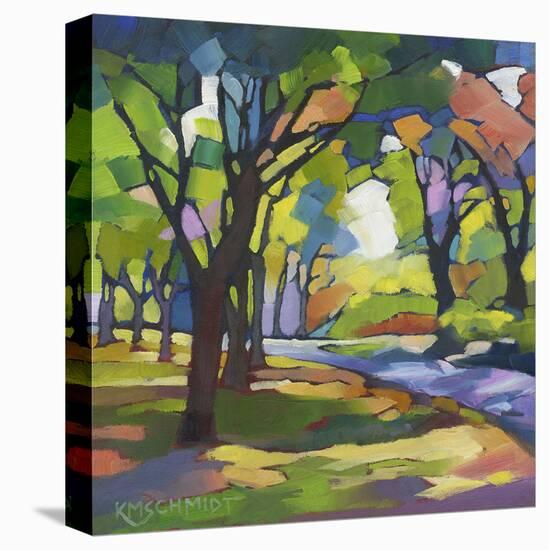 A Walk in the Park-Karen Mathison Schmidt-Stretched Canvas