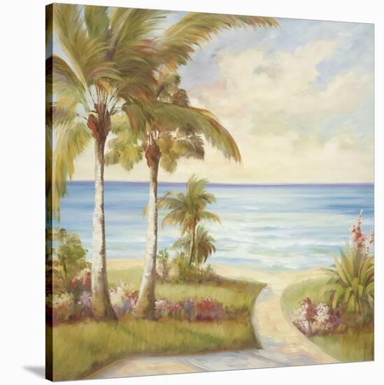 A Walk on the Shore-Marc Lucien-Stretched Canvas