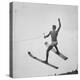 a Water Skier Performing in the National Water Skiing Championship-Ralph Morse-Premier Image Canvas
