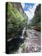 A Waterfall in a Gorge in Chapada Diamantina National Park-Alex Saberi-Premier Image Canvas