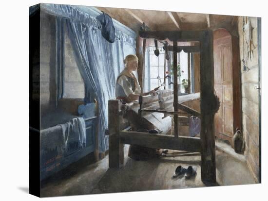 A weaving house, 1884-Harriet Backer-Premier Image Canvas