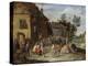 A Wedding Feast in the Courtyard of a Village Inn-Jan van Kessel the Elder-Premier Image Canvas