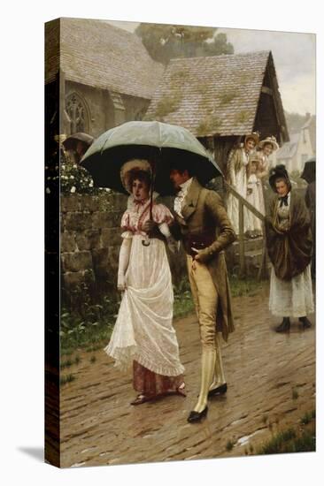 A Wet Sunday Morning, 1896-Edmund Blair Leighton-Premier Image Canvas