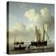 A Wijdship, a Keep and Other Shipping in Calm-Willem Van De, The Younger Velde-Premier Image Canvas