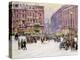 A Winter's Evening, Piccadilly, London-John Sutton-Premier Image Canvas