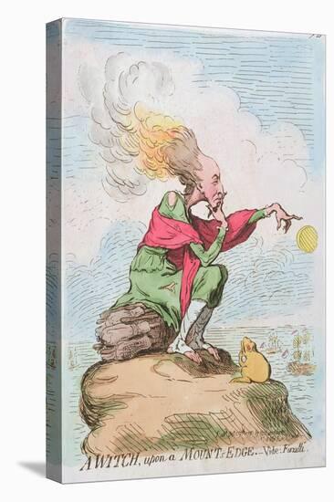 A Witch, Upon a Mount's Edge, or Fuzelli, Published by Hannah Humphrey in 1791-James Gillray-Premier Image Canvas