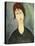 A Woman, 1917-20 (Oil on Canvas)-Amedeo Modigliani-Premier Image Canvas