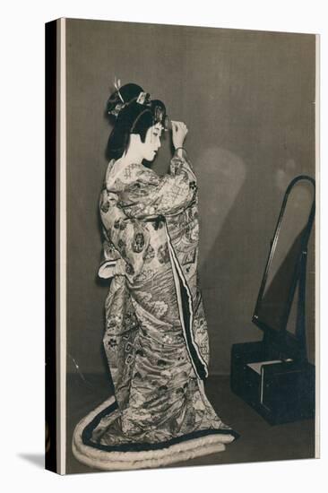 A Woman Dressed in a Kimono-null-Premier Image Canvas