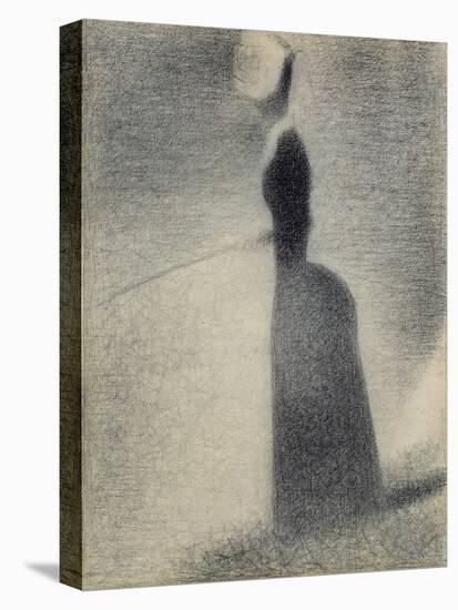 A Woman Fishing, 1884-Georges Seurat-Premier Image Canvas