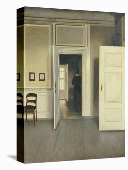 A Woman in an Interior, Strandgade 30, 1901-Vilhelm Hammershoi-Premier Image Canvas