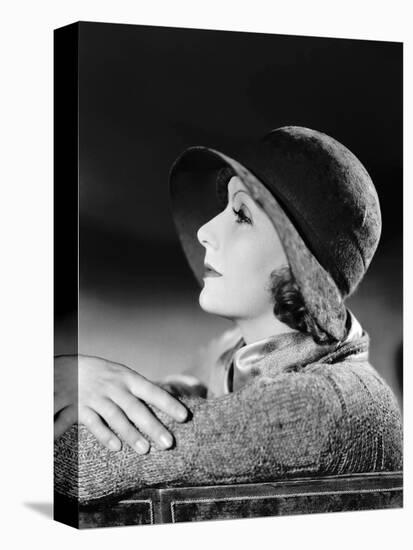 A WOMAN OF AFFAIRS, 1929 directed by CLARENCE BROWN with Greta Garbo (b/w photo)-null-Stretched Canvas