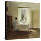 A Woman Seated at a Table by a Window-Carl Holsoe-Premier Image Canvas
