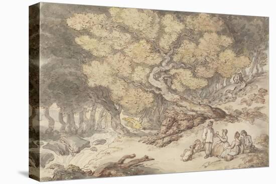 A Woodcutter's Picnic-Thomas Rowlandson-Premier Image Canvas