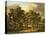 A Wooded Landscape, 1828 (Oil on Panel)-James Stark-Premier Image Canvas