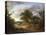 A Wooded Landscape with Peasants in a Country Waggon-Thomas Gainsborough-Premier Image Canvas