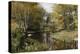 A Wooded River Landscape, 1909-Peder Mork Monsted-Premier Image Canvas