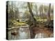 A Woodland Spring-Peder Monsted-Stretched Canvas