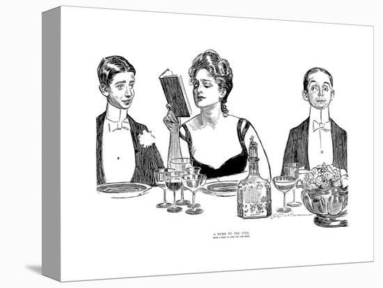 A Word to the Wise-Charles Dana Gibson-Premier Image Canvas