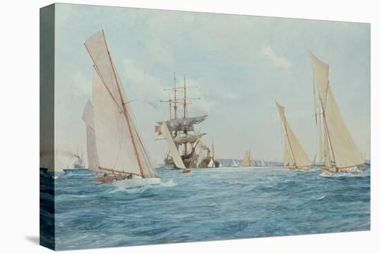 A Yacht Race-Charles Edward Dixon-Premier Image Canvas