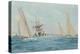 A Yacht Race-Charles Edward Dixon-Premier Image Canvas