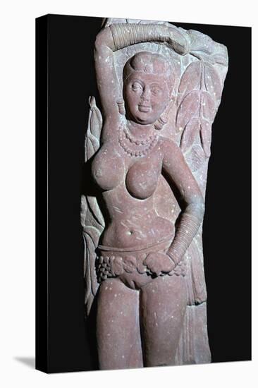 A yakshi (tree-goddess) from a Jain Stupa, 2nd century. Artist: Unknown-Unknown-Premier Image Canvas