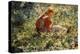 A Young Girl in a Flower Garden-Evert Pieters-Premier Image Canvas