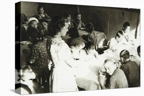 A Young Pioneers Camp Canteen, USSR, 1930S-null-Premier Image Canvas