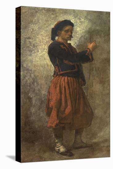 A Zouave, 1856-62-Thomas Couture-Premier Image Canvas