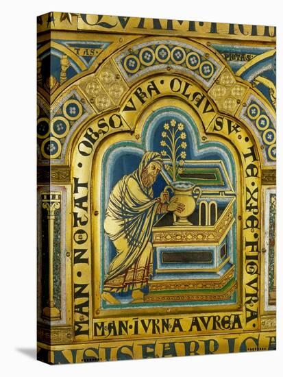 Aaron Puts a Golden Jar with Mannah in the Ark of the Covenant-Nicholas of Verdun-Premier Image Canvas