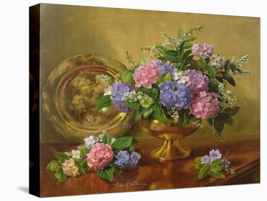 AB2112 Hydrangeas and Lilacs-Albert Williams-Premier Image Canvas