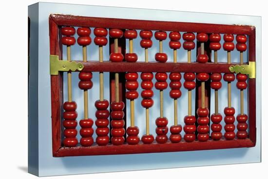 Abacus with the Numbers 0205847326212-Chinese School-Premier Image Canvas