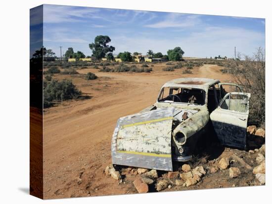 Abandoned Car Wreck, Silverton, Australian Outback, New South Wales, Australia, Pacific-Ann & Steve Toon-Premier Image Canvas