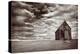 Abandoned Church in the Desert, with Stormy Skies-Robyn Mackenzie-Premier Image Canvas