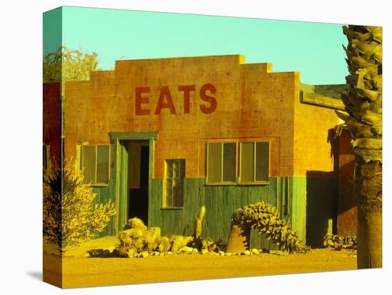 Abandoned Desert Eatery, Sloan, Nevada, USA-Nancy & Steve Ross-Premier Image Canvas
