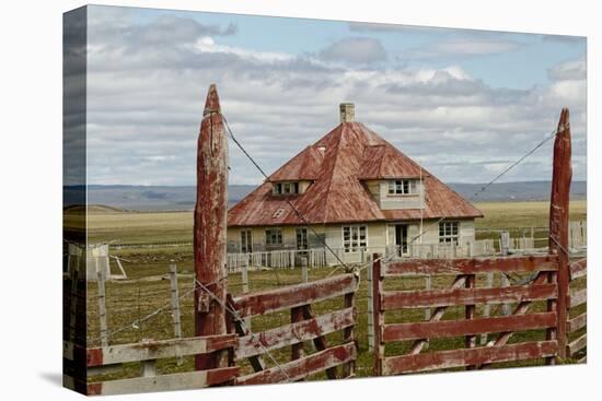 Abandoned farmhouse, Tierra del Fuego, Chile, Patagonia-Adam Jones-Premier Image Canvas