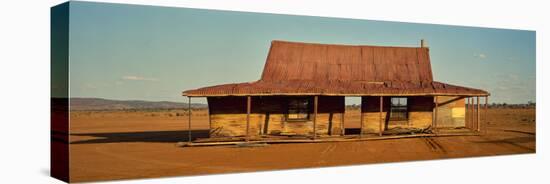 Abandoned house on desert, Silverston, New South Wales, Australia-Panoramic Images-Premier Image Canvas